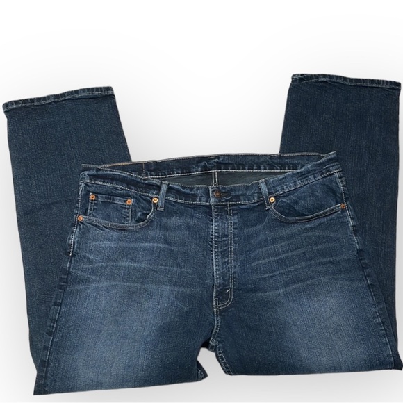 Levi's 559 Jeans Relaxed Straight Fit Dark Wash W42 L30 - Picture 4 of 5